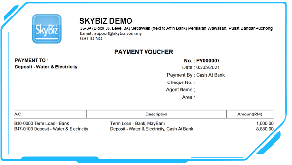 cloud accounting pay bills